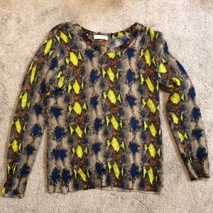 100% cashmere crew neck sweater